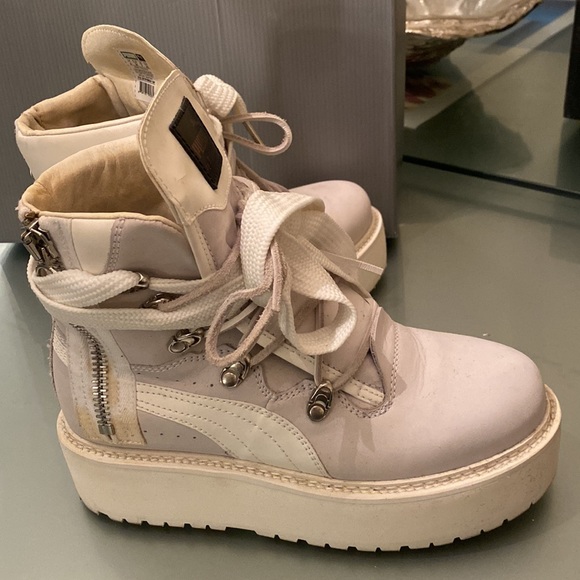 PUMA X FENTY by RIHANNA - platform high tops from her premiere collection Sz.7 - Picture 8 of 12